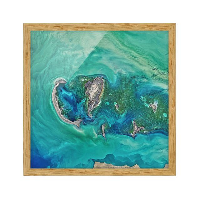 Framed poster - NASA Picture Caspian Sea