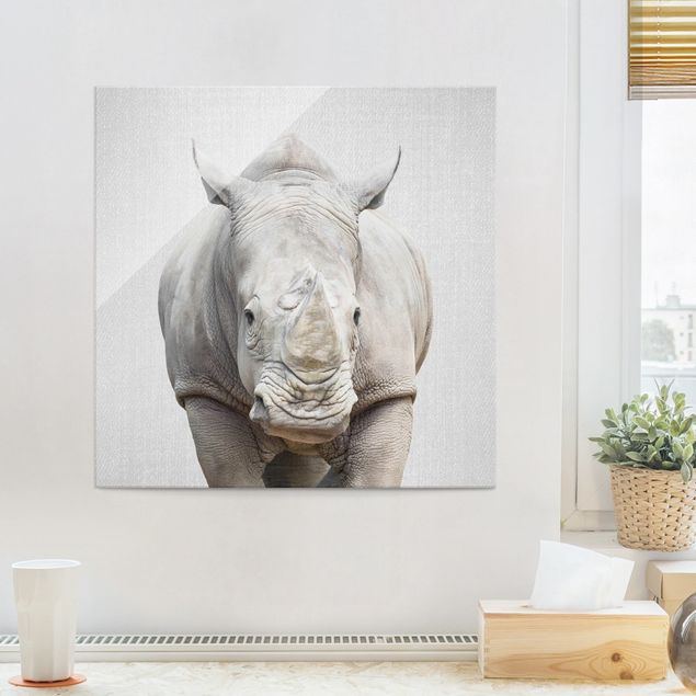 Magnettafel Glas Rhinoceros Nora