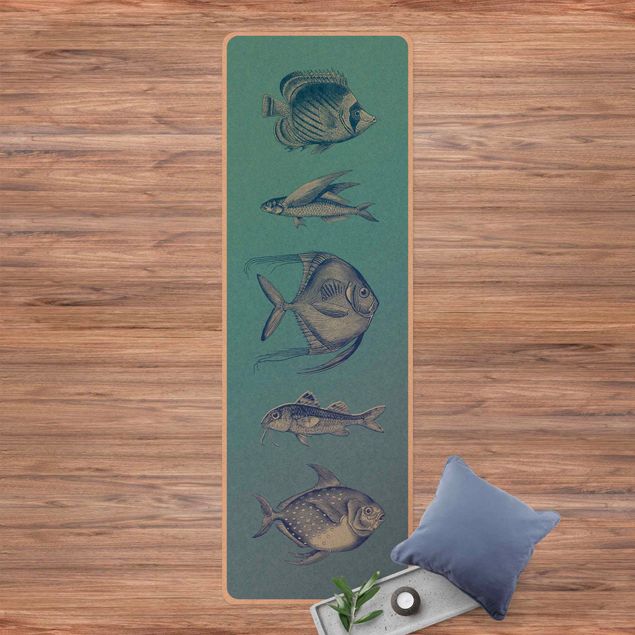 Yoga mat - Nautic Five Fish