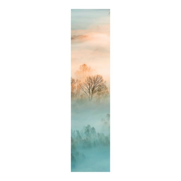 Sliding panel curtains set - Fog At Sunrise