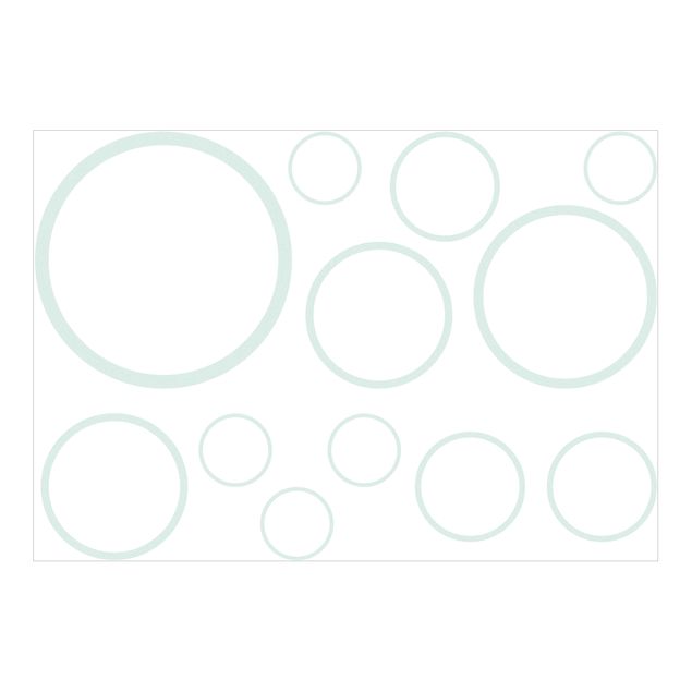 Window sticker - No.1180 Circles III 12s Set