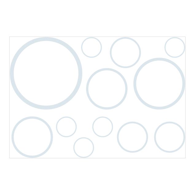 Window sticker - No.1180 Circles III 12s Set