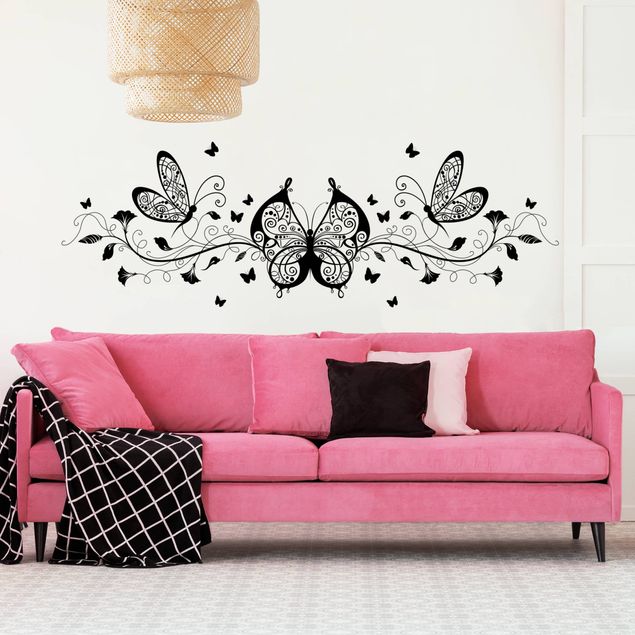 Leaf wall stickers No.386 queen of Butterflies