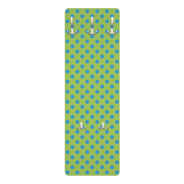 Coat rack patterns - No.DS92 Dot Design Girly Green