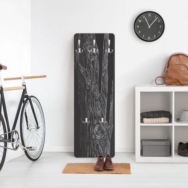 Coat rack - No.MW20 Living Forest Anthracite Grey