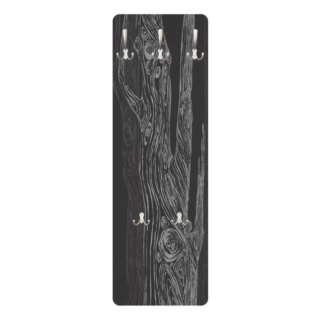 Coat rack - No.MW20 Living Forest Anthracite Grey