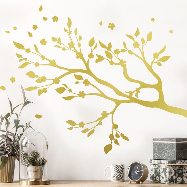 Wall decal forest No.RS63 Blossom Branch II