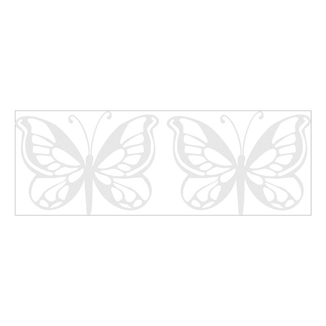 Window sticker - No.SF869 Butterfly Duo
