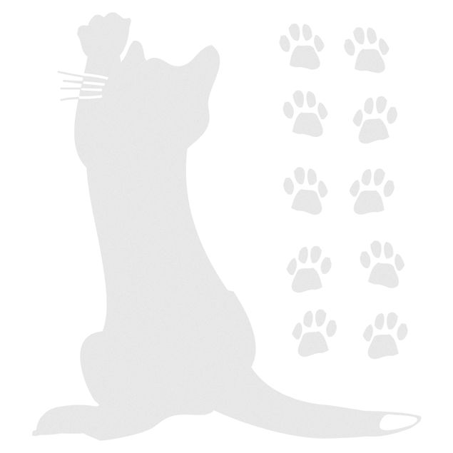 Window sticker - No.UL631 Little Cat