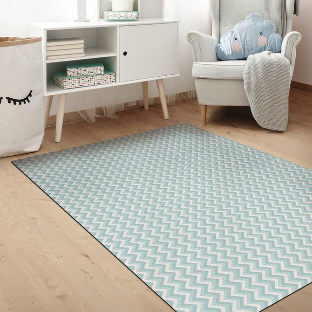 large area rugs No.YK39 Zigzag Pattern Blue