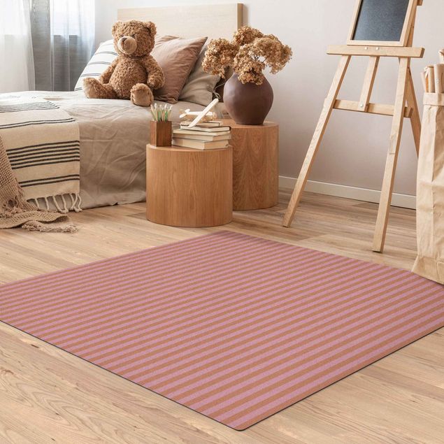 dining room area rugs No.YK45 Stripes Light Pink