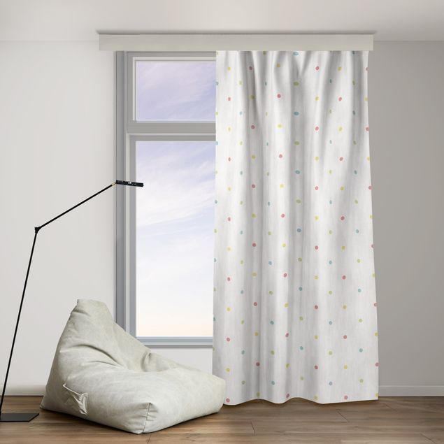 contemporary curtains No.YK47 Coloful Dots