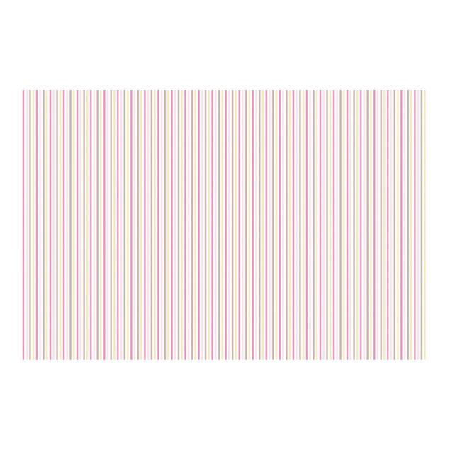 Wallpaper - No.YK48 Stripes Pink Yellow