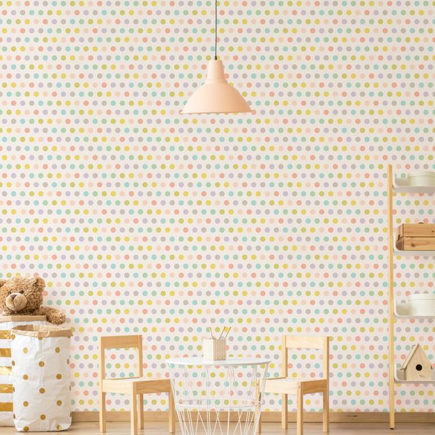 Wallpapers No.YK61 Dots Pastel