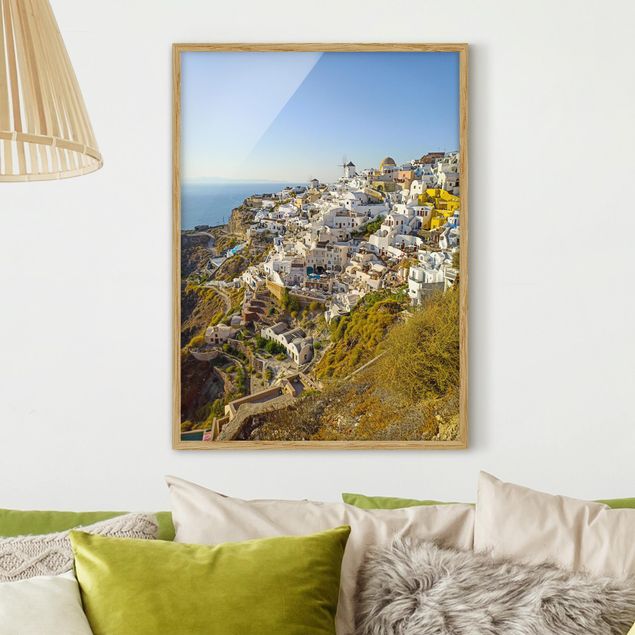 Framed poster - Oia On Santorini