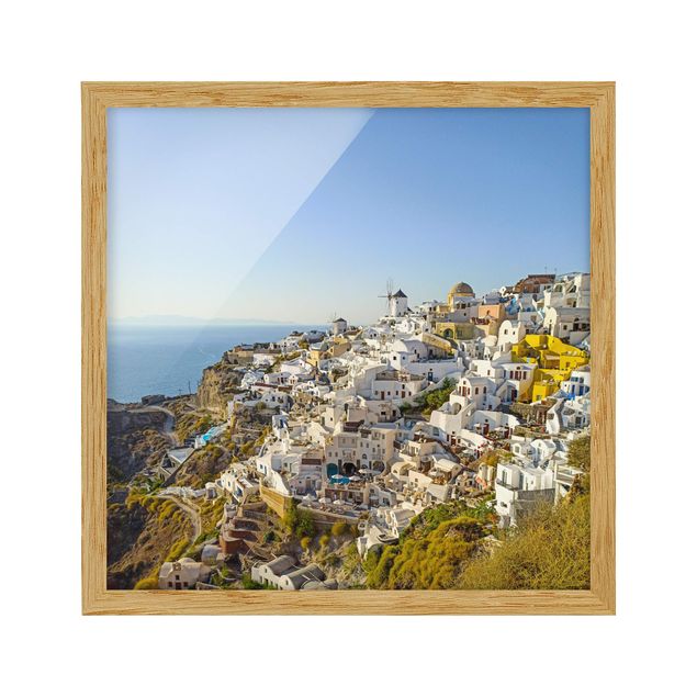 Framed poster - Oia On Santorini