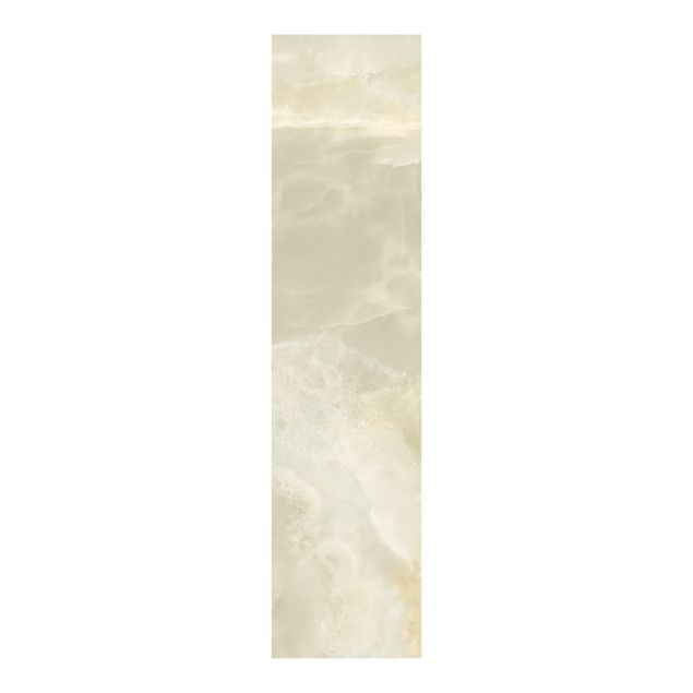 Sliding panel curtains set - Onyx Marble Cream