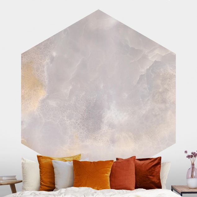 Hexagonal wallpapers Onyx Marble