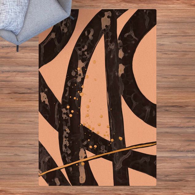 Modern rugs Onyx With Gold