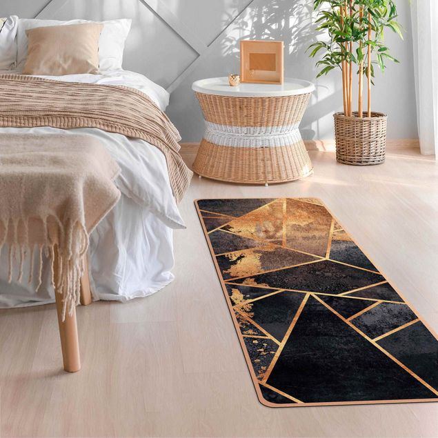 Abstract rugs Onyx With Gold