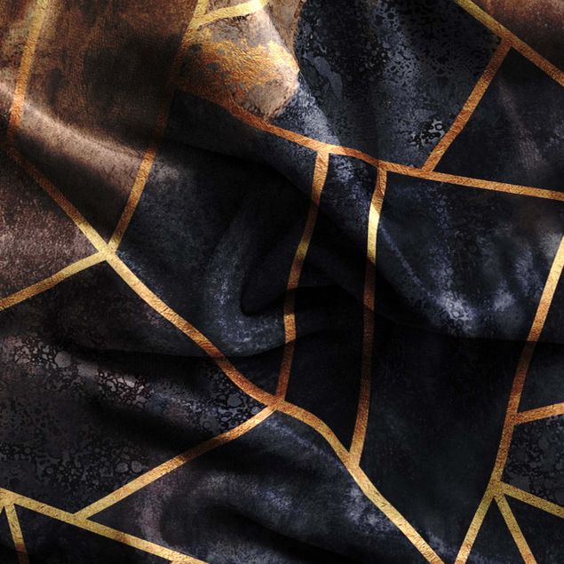 pattern curtains for living room Onyx With Gold