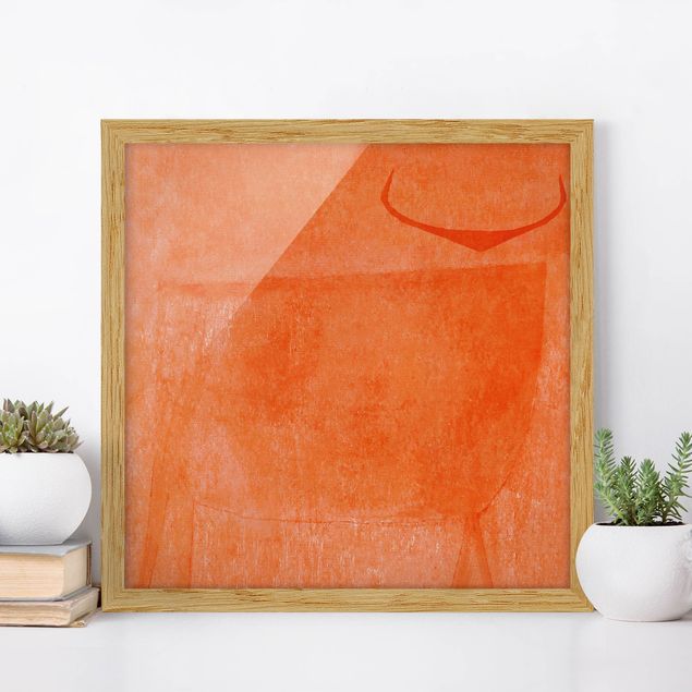 Framed poster - Orange Bull