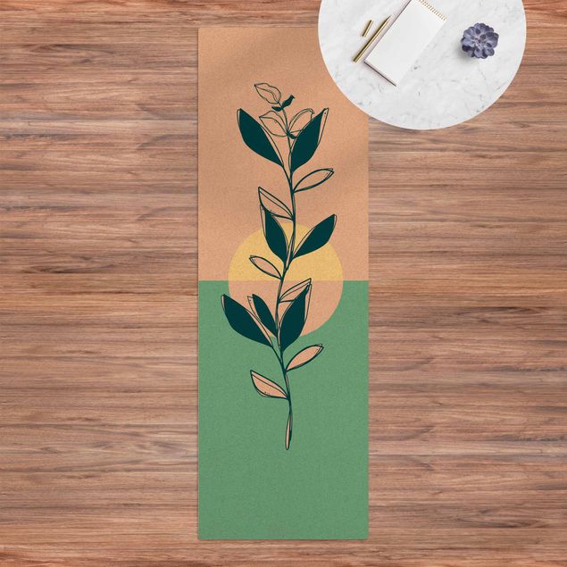 kitchen runner rugs Organical Meets Geometrical Botanica