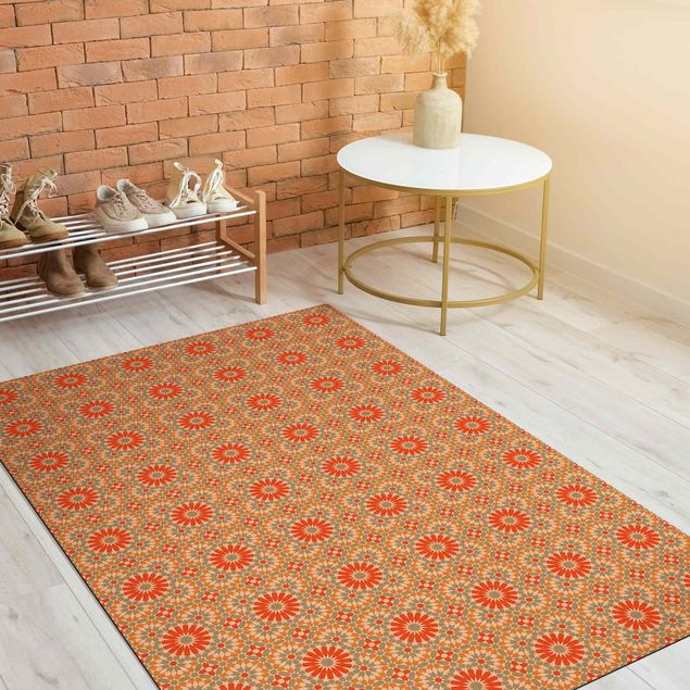 modern area rugs Oriental Patterns With Colourful Tiles