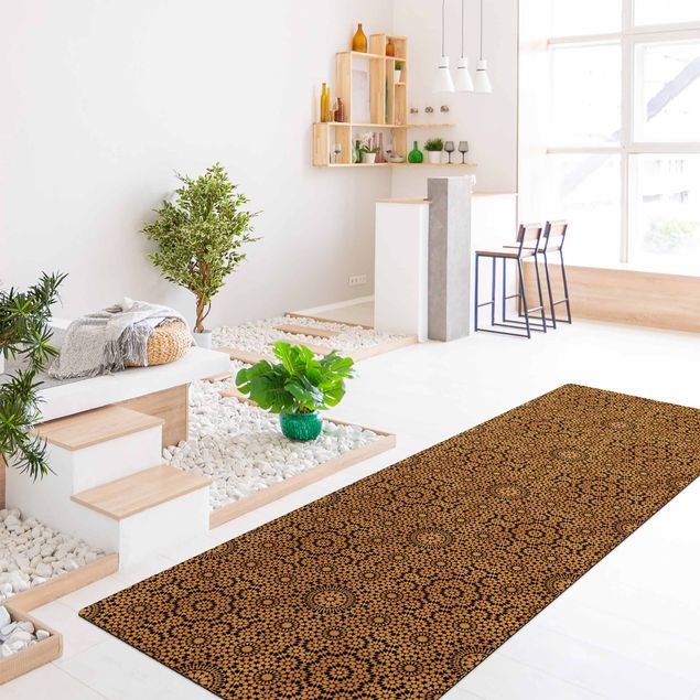 Modern rugs Oriental Pattern With Golden Stars