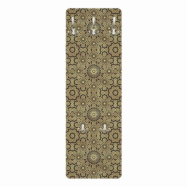 Coat rack patterns - Oriental Pattern With Golden Stars