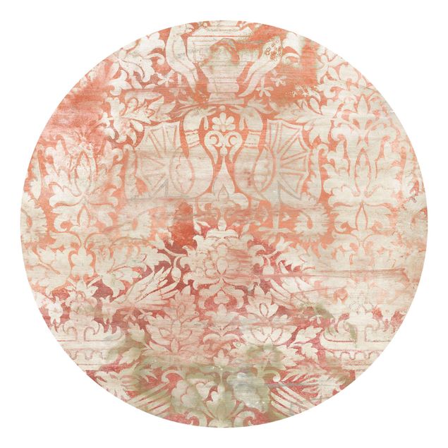 Self-adhesive round wallpaper - Ornament Tissue II