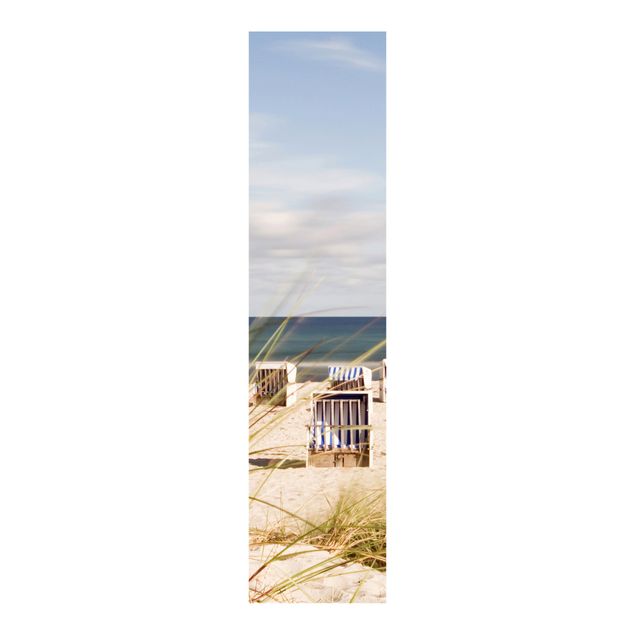 Sliding panel curtains set - Baltic Sea And Beach Baskets