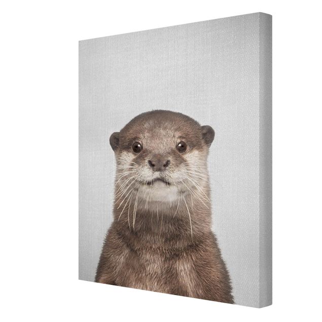 Canvas print - Otter Oswald - Portrait format 3:4