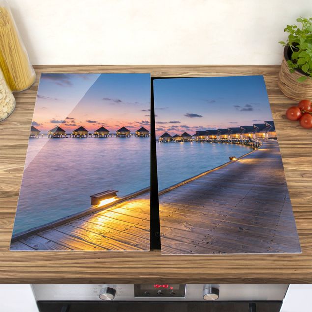 Stove top covers - Sunset In Paradise