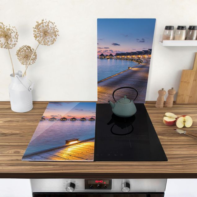 Stove top covers - Sunset In Paradise