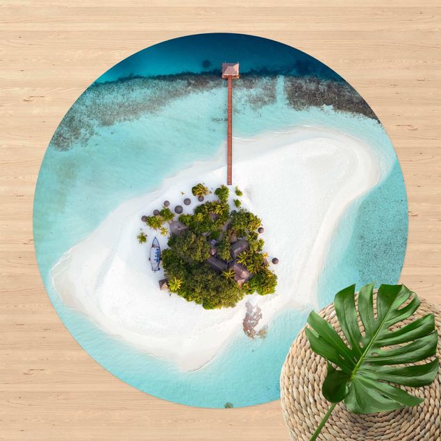 outdoor balcony rug Ocean Paradise Maldives