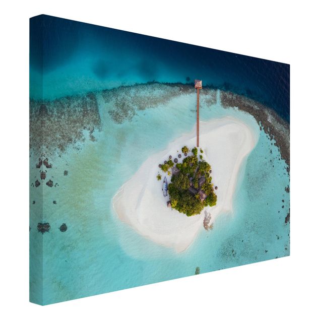 Print on canvas - Ocean Paradise Maldives