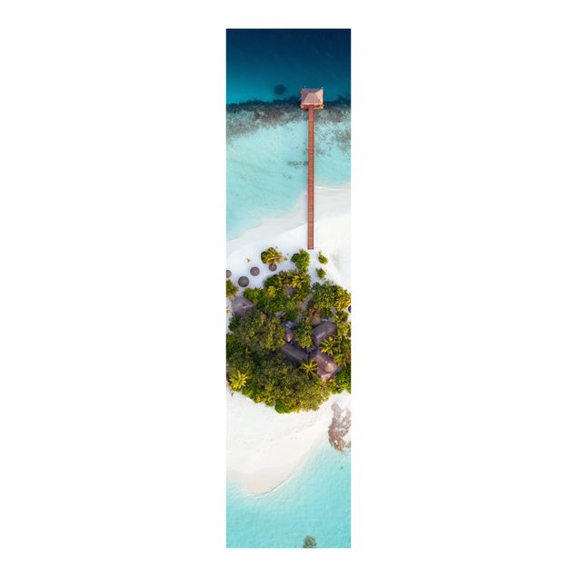 Sliding panel curtain - Ocean Paradise Maldives