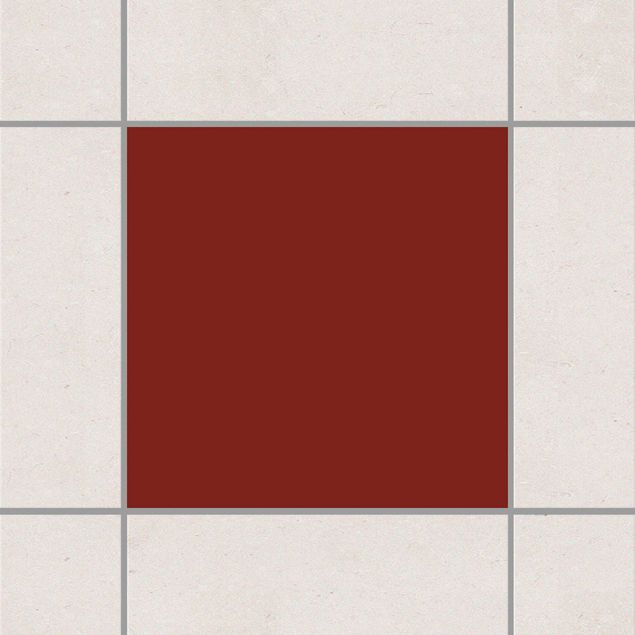 Tile sticker - Dark Red
