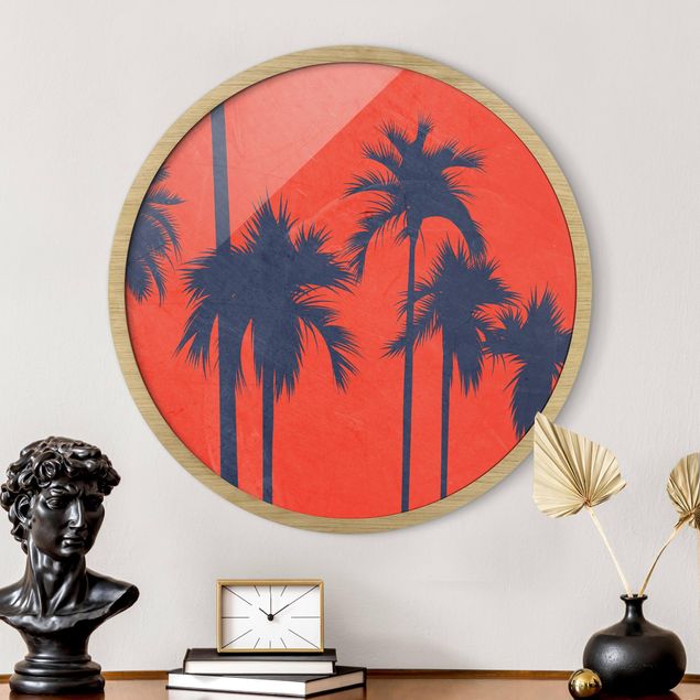 Framed prints round Palm Cote d'Azur