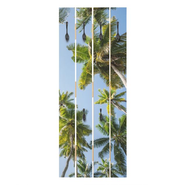 Wooden coat rack - Palm Tree Canopy