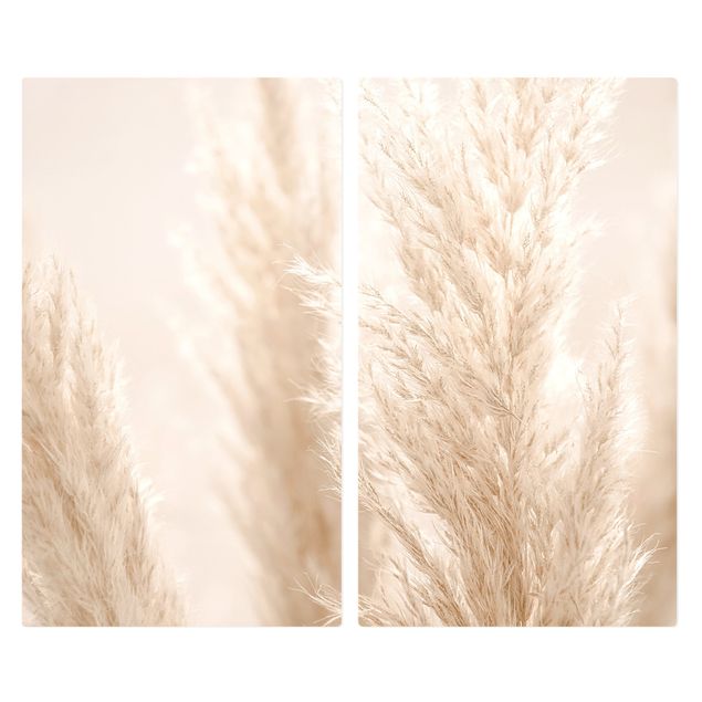 Stove top covers - Pampas Grass In Sun Light