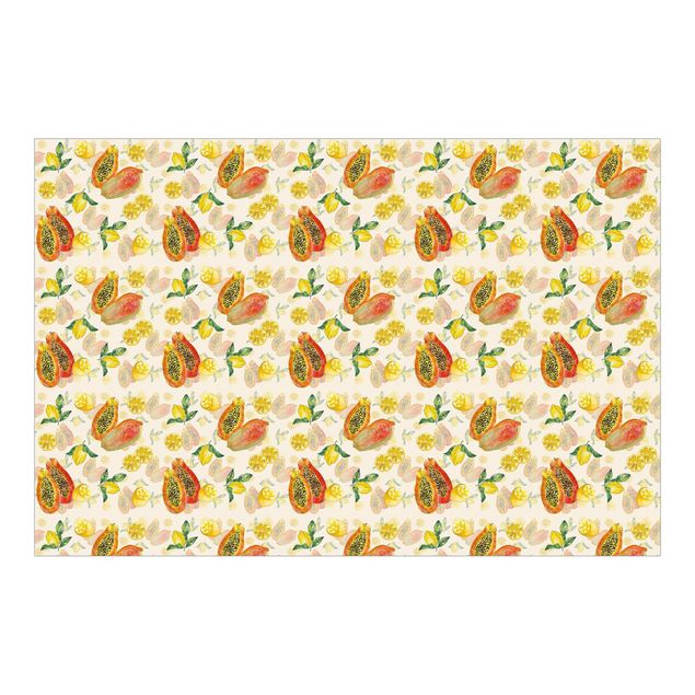 Wallpaper - Papayas And Lemons - Roll