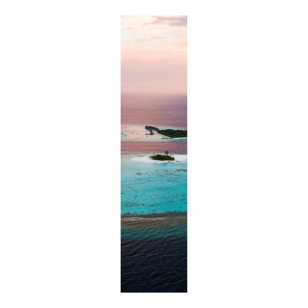 Sliding panel curtain - Paradise In Mid Ocean