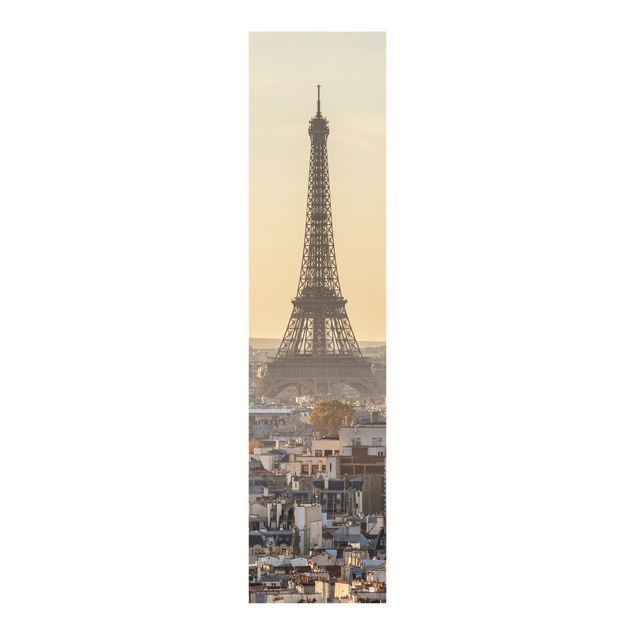 Sliding panel curtain - Paris at Dawn