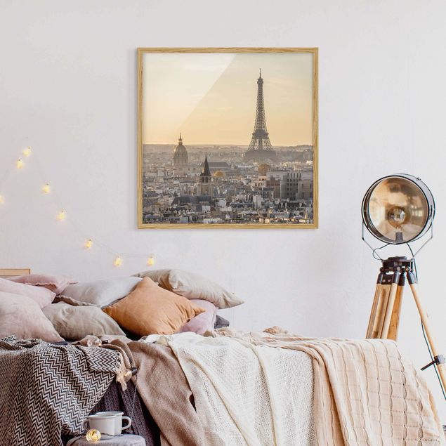 Framed poster - Paris at Dawn