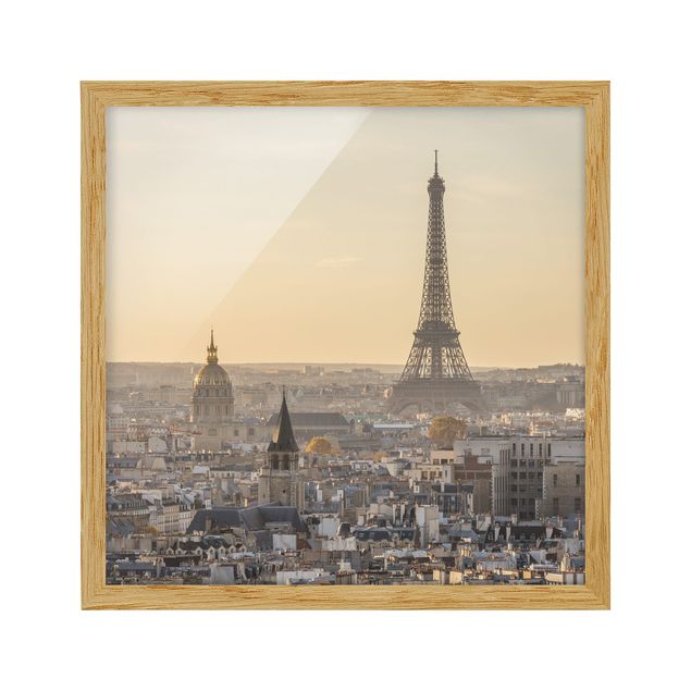 Framed poster - Paris at Dawn