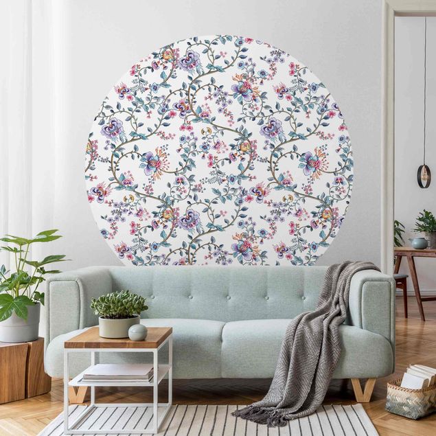 Wallpapers Pastel Flower Tendrils