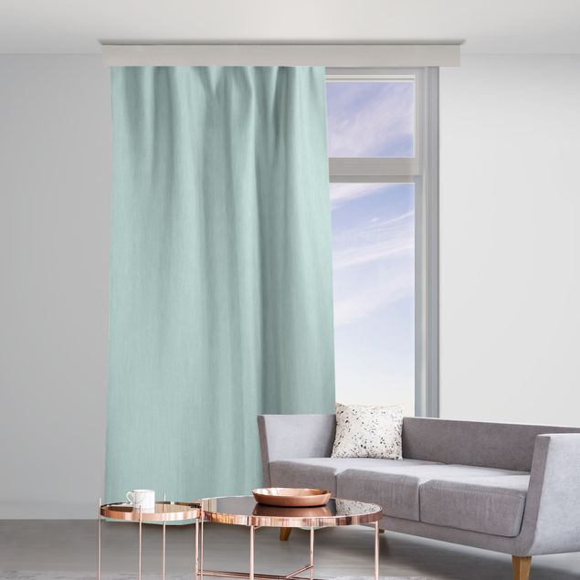 custom curtain Pastel Mint Green