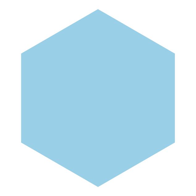 Self-adhesive hexagonal pattern wallpaper - Pastel Blue